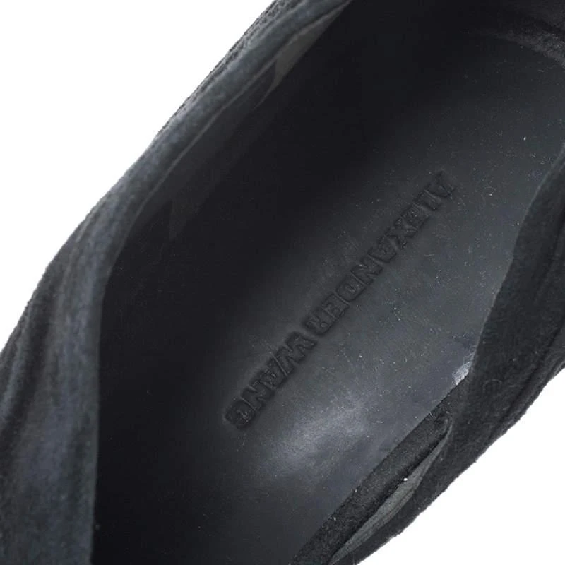 Alexander Wang Black Ruched Suede Maja Open Toe Sandals Size 39 商品