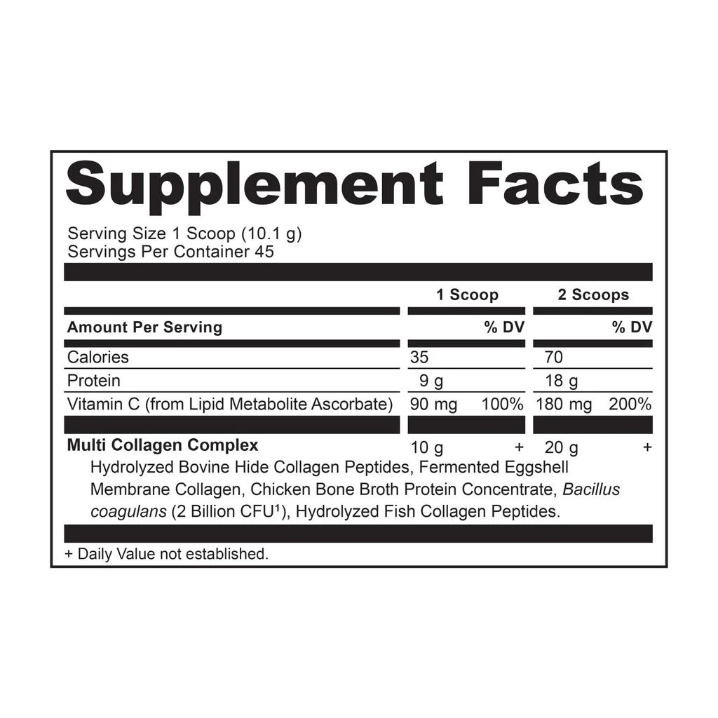 商品Ancient Nutrition|Multi Collagen Protein Winter ’23 Insert | Powder Pure (45 servings),价格¥378,第2张图片详细描述