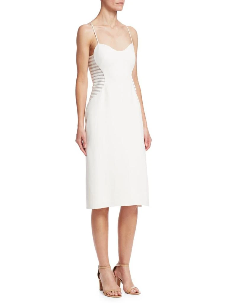 商品Halston Heritage|Stripe Applique Slim Sheath Dress,价格¥1000,第3张图片详细描述