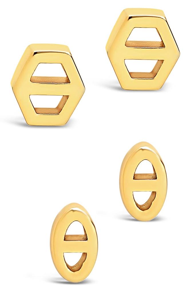 Geometric Anchor Chain Link Earrings - Set of 2商品第1张图片规格展示