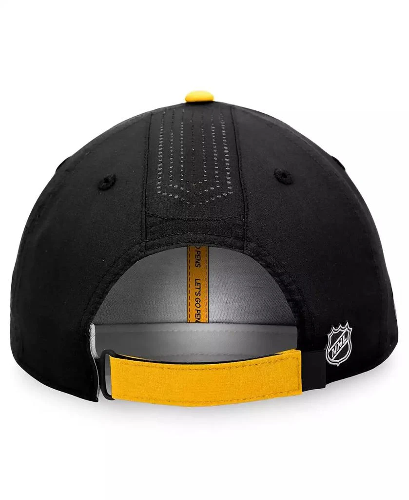 商品Fanatics|Men's Black Pittsburgh Penguins Authentic Pro Rink Pinnacle Adjustable Hat,价格¥258,第2张图片详细描述