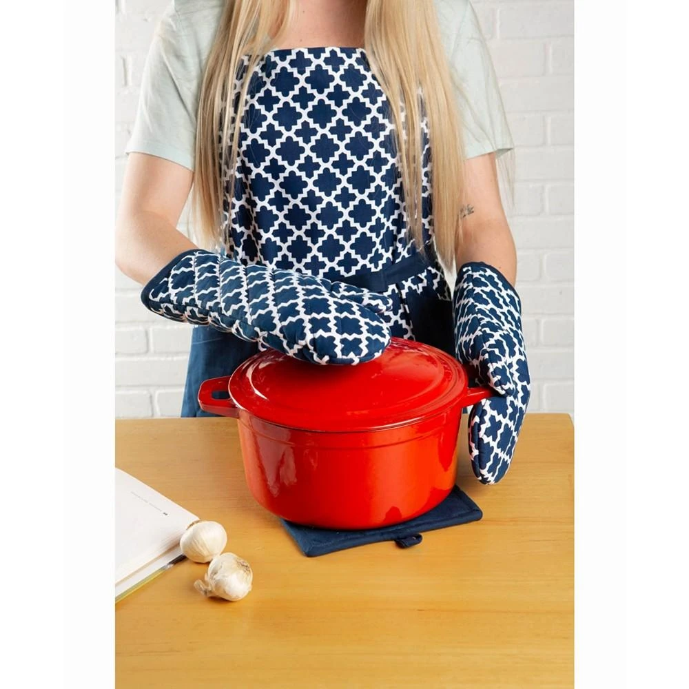 商品Design Imports|Lattice Oven Mitt Set of 2,价格¥116,第5张图片详细描述