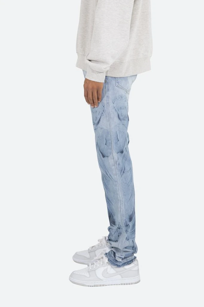 商品MNML|D206 Overlay Straight Denim - Blue,价格¥513,第3张图片详细描述