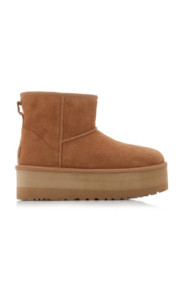 商品UGG|UGG - Women's Classic Mini Platform Sheepskin Boots - Brown/black - Moda Operandi,价格¥1179,第1张图片