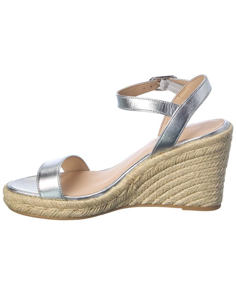 商品Stuart Weitzman|Teddi Leather Wedge Sandal,价格¥957,第2张图片详细描述