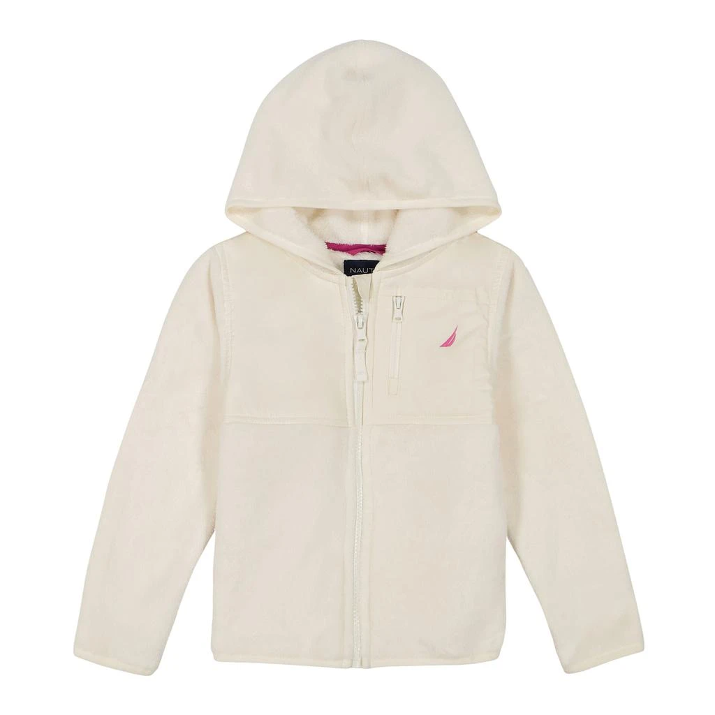 商品Nautica|Little Girls' Faux-Fur Nautex Hooded Jacket (4-7),价格¥120,第2张图片详细描述