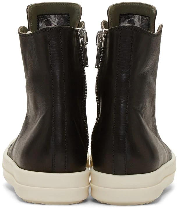 商品Rick Owens|Black & Off-White High-Top 运动鞋,价格¥5321,第4张图片详细描述