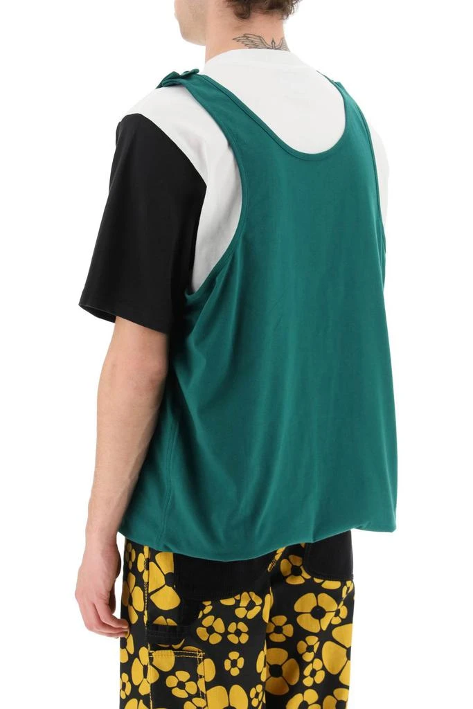 商品Marni|t-shirt with sewn-in tank top,价格¥964,第3张图片详细描述