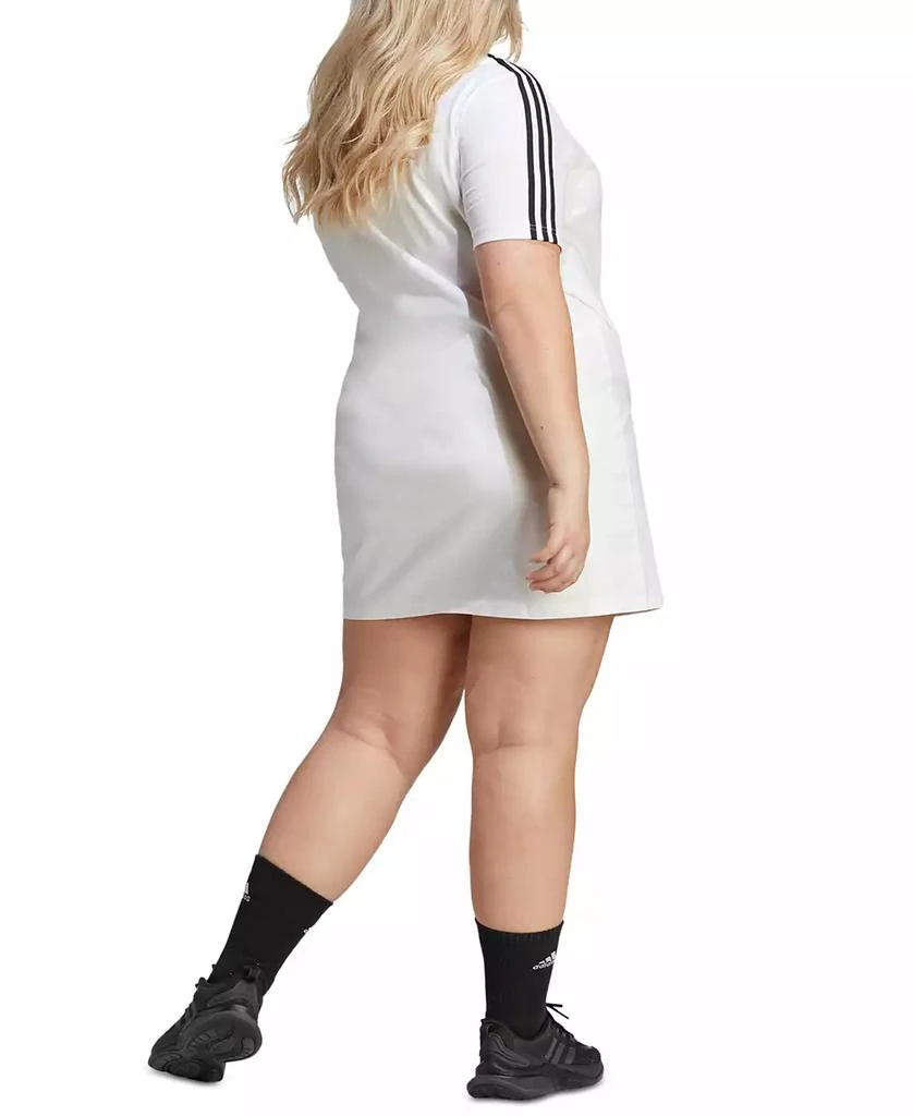 商品Adidas|Plus Size Essentials 3-Stripes Boyfriend T-Shirt Dress,价格¥184,第2张图片详细描述