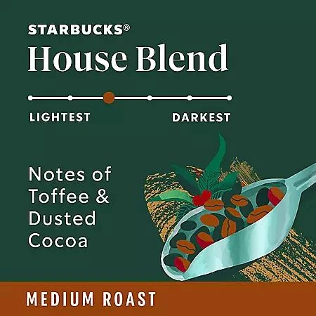 商品Starbucks|House Blend 咖啡豆 (40 oz.),价格¥158,第3张图片详细描述