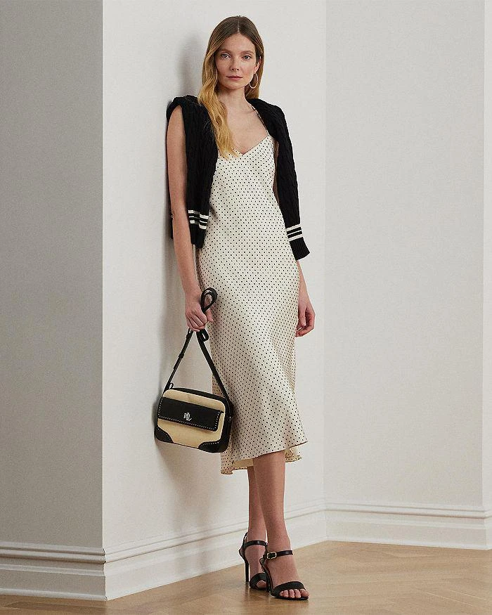 商品Ralph Lauren|Polka Dot Satin Charmeuse Slip Dress,价格¥813,第4张图片详细描述