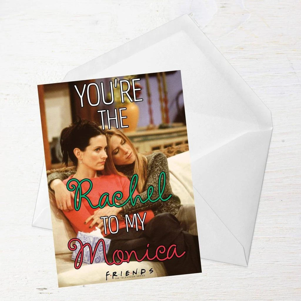 商品Original Hero|Friends Rachel To My Monica Greetings Card,价格¥34,第2张图片详细描述
