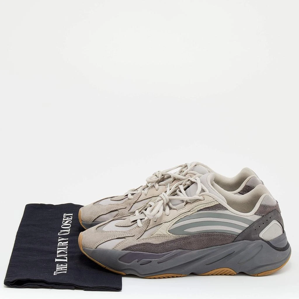 Yeezy x Adidas Grey Leather And Suede Boost 700V2 Geode Sneakers Size 46 2/3 商品