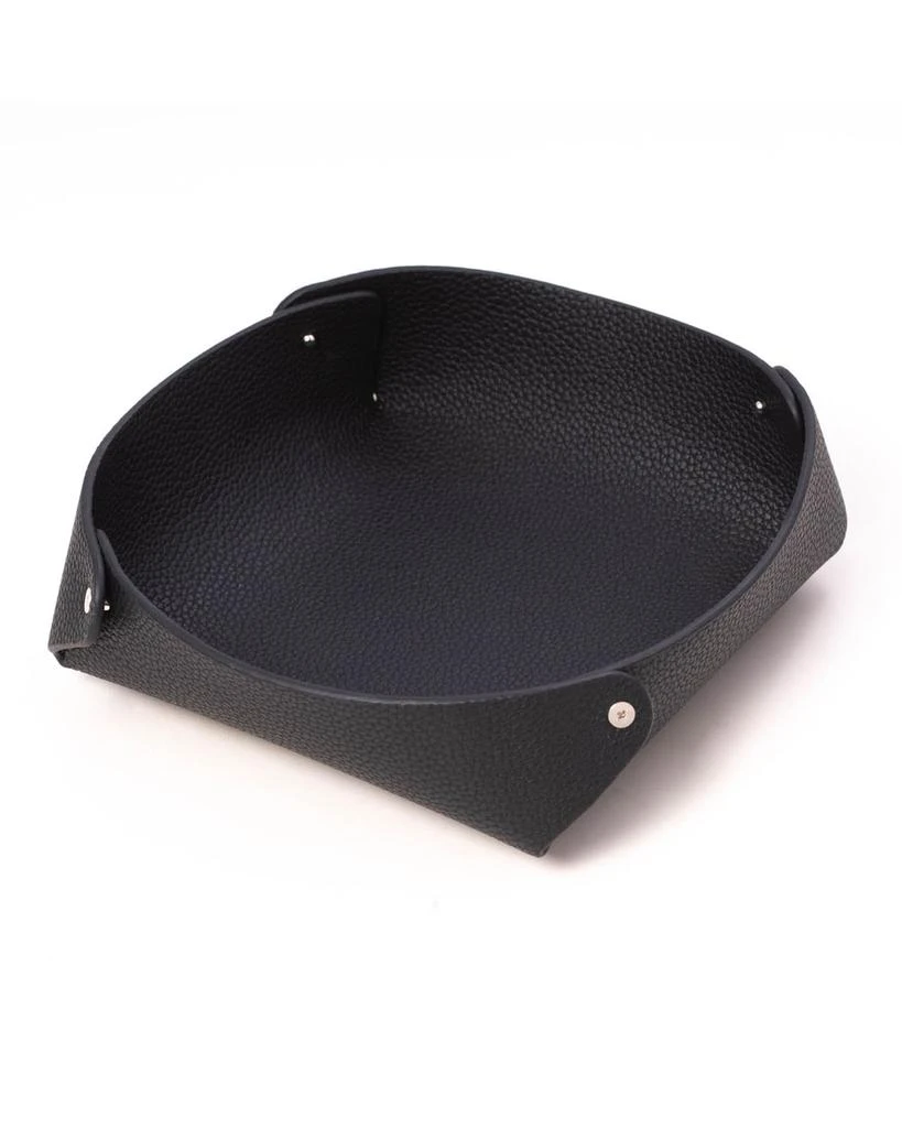 商品Bey-Berk|Men's Round Leather Valet Tray,价格¥319,第1张图片