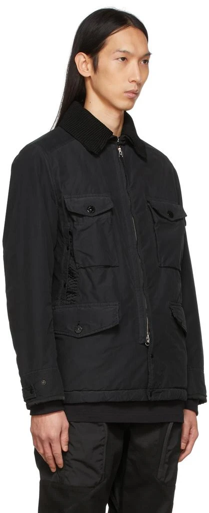 商品Stone Island|Black Micropile David Light-TC Coat,价格¥6379,第2张图片详细描述