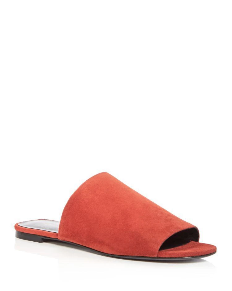 商品Via Spiga|Women's Heather Suede Slide Sandals,价格¥715,第1张图片