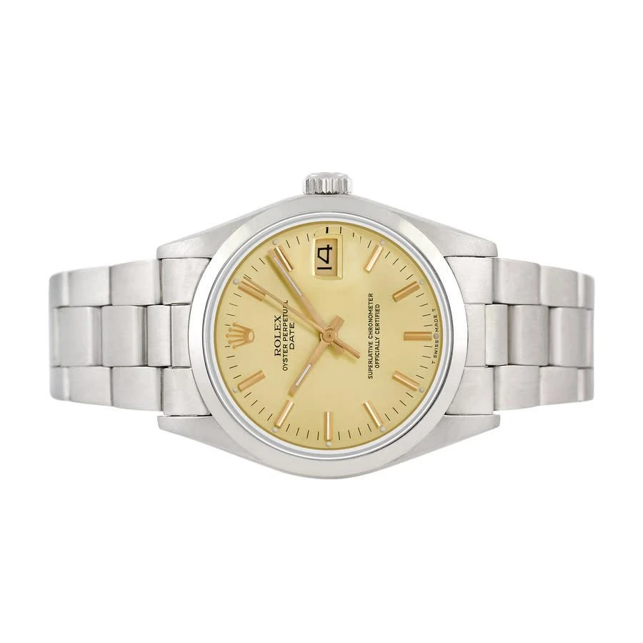 商品[二手商品] Rolex|Pre-owned Rolex Date Automatic Champagne Dial Men's Watch 15000 CSO,价格¥33239,第2张图片详细描述