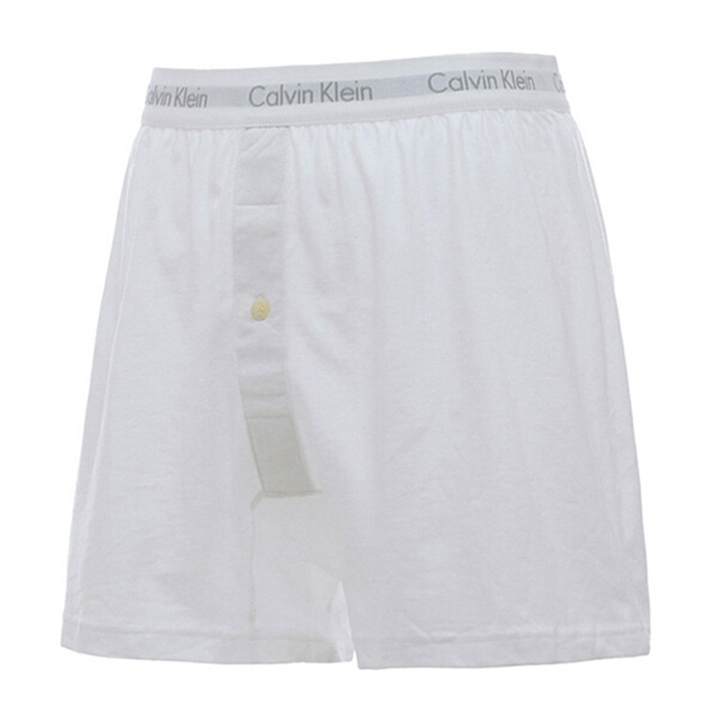 Calvin Klein 卡尔文 克莱恩 白色棉男士经典四角内裤一条装 NU3040-100商品第3张图片规格展示