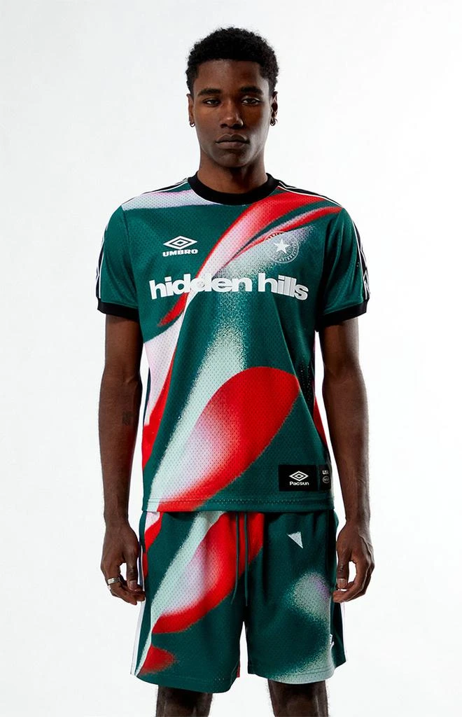 商品Umbro|x PacSun Palisades Hidden Hills Mesh Jersey,价格¥323,第2张图片详细描述