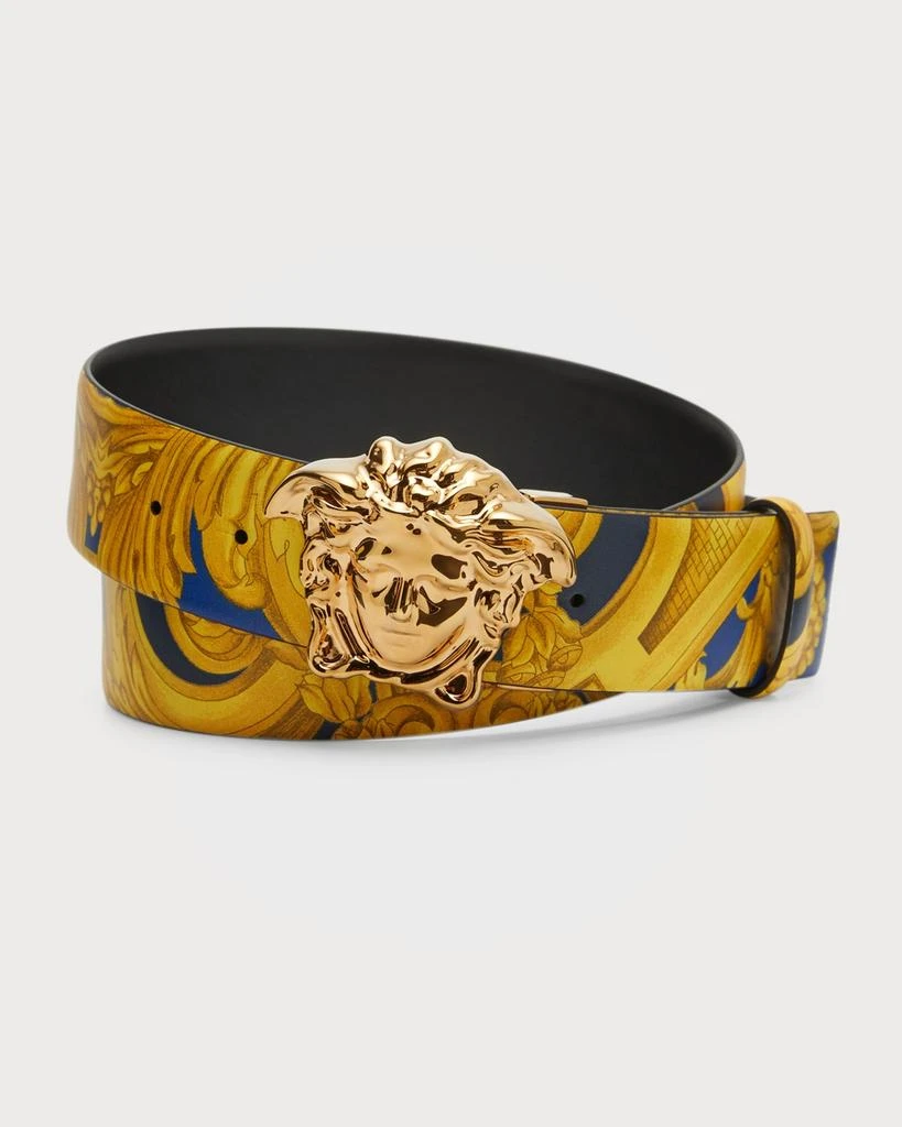 商品Versace|Men's Medusa Head Reversible Leather Belt,价格¥2256,第1张图片