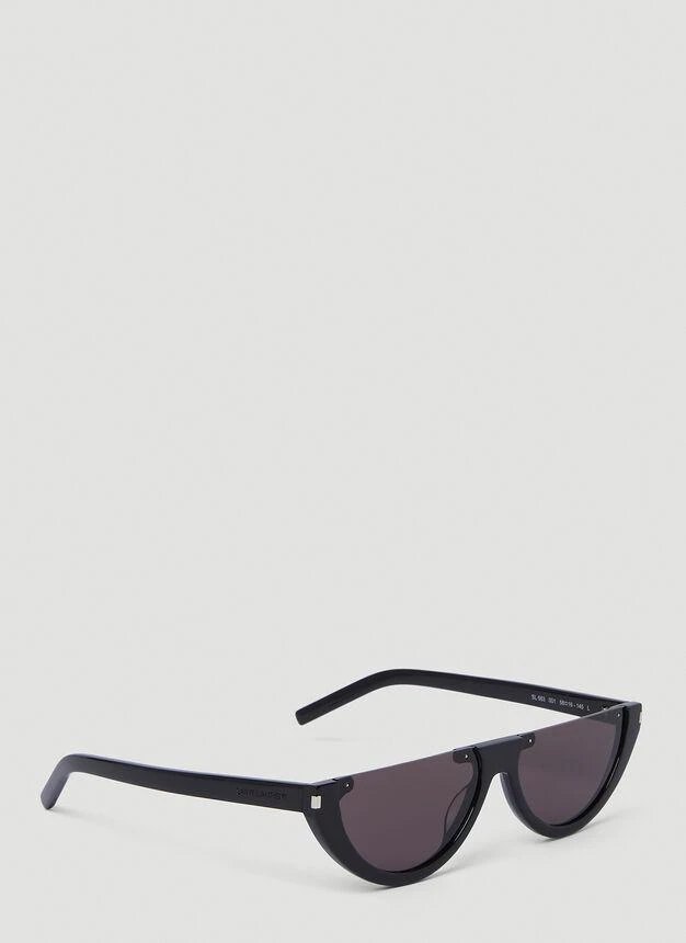商品Yves Saint Laurent|SL 563 Sunglasses in Black,价格¥3689,第2张图片详细描述
