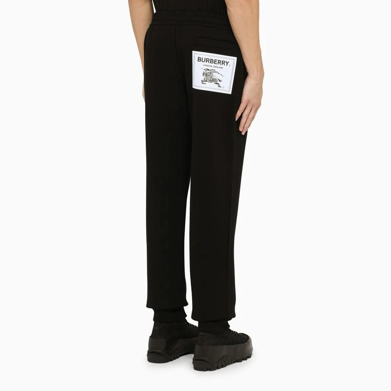 商品Burberry|Black cotton jogging trousers,价格¥2222,第4张图片详细描述