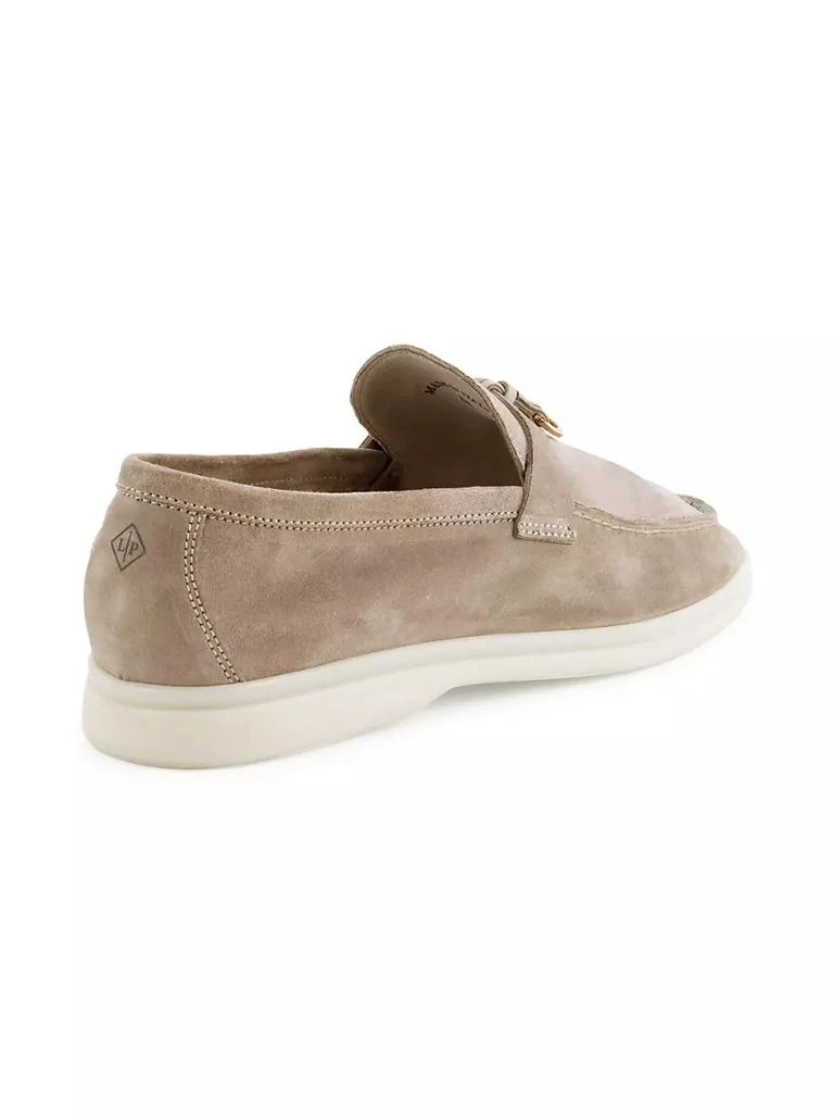 商品Loro Piana|Summer Charms Walk Suede Moccasins,价格¥7700,第3张图片详细描述