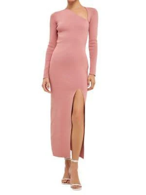 商品Endless Rose|Cut Out Long Sleeve Midi Dress,价格¥567,第1张图片