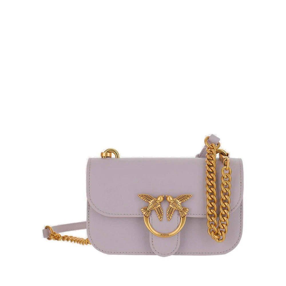 商品PINKO|Pinko Love Birds Foldover Crossbody Bag,价格¥1538,第1张图片