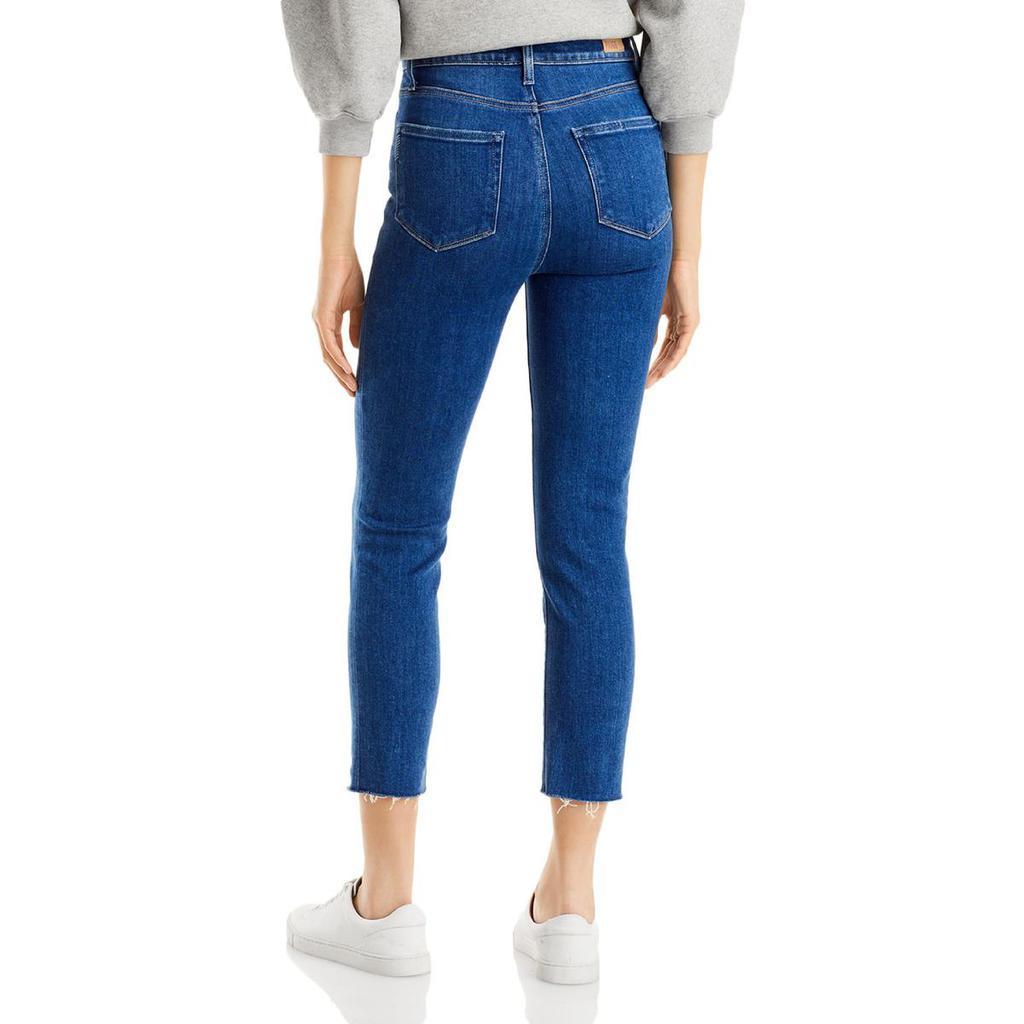 商品Paige|Paige Womens Sarah Cropped Medium Wash Slim Jeans,价格¥216-¥261,第4张图片详细描述