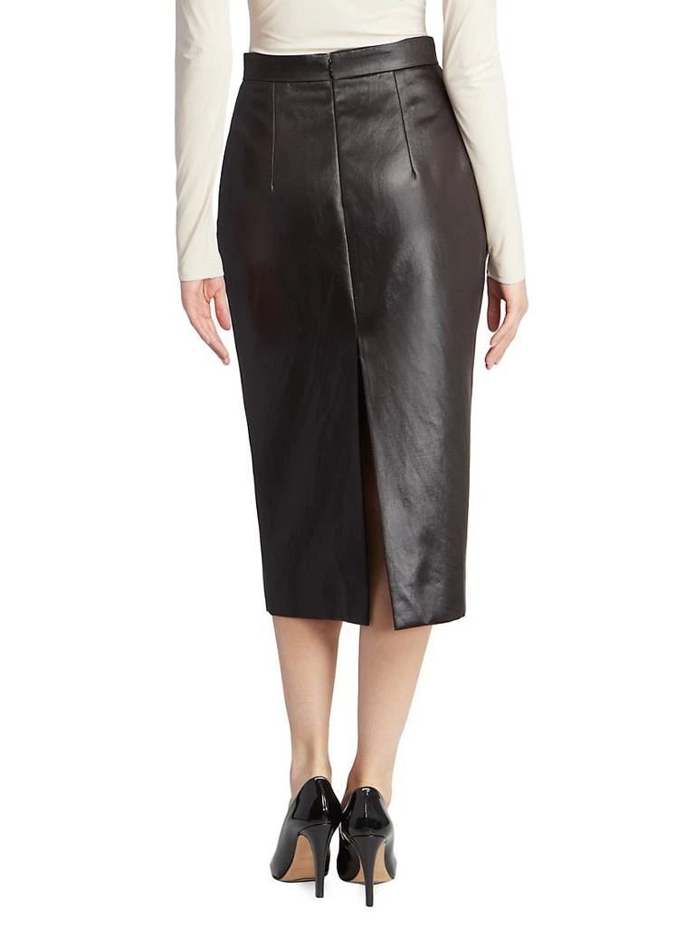 商品MAISON MARGIELA|Faux Leather Cocoon Skirt,价格¥2397,第5张图片详细描述