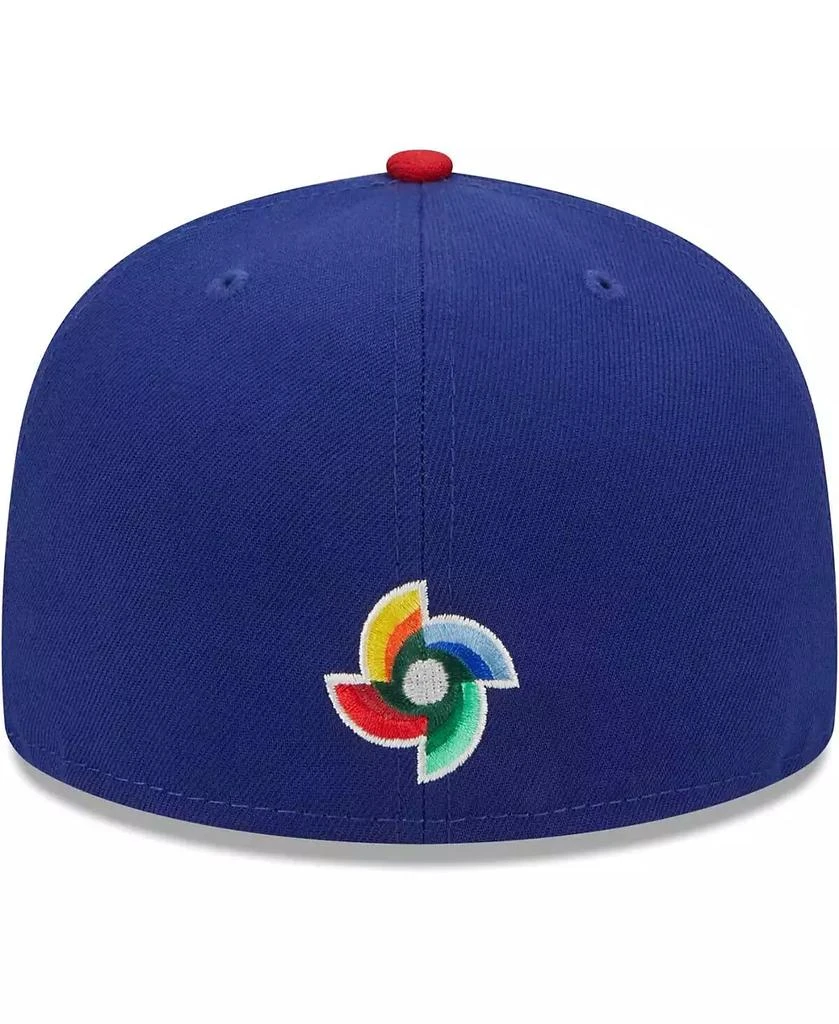 商品New Era|Men's Blue Dominican Republic Baseball 2023 World Baseball Classic 59FIFTY Fitted Hat,价格¥229,第2张图片详细描述