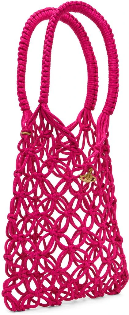 商品Vivienne Westwood|Pink Large Macrame Tote,价格¥2128,第2张图片详细描述