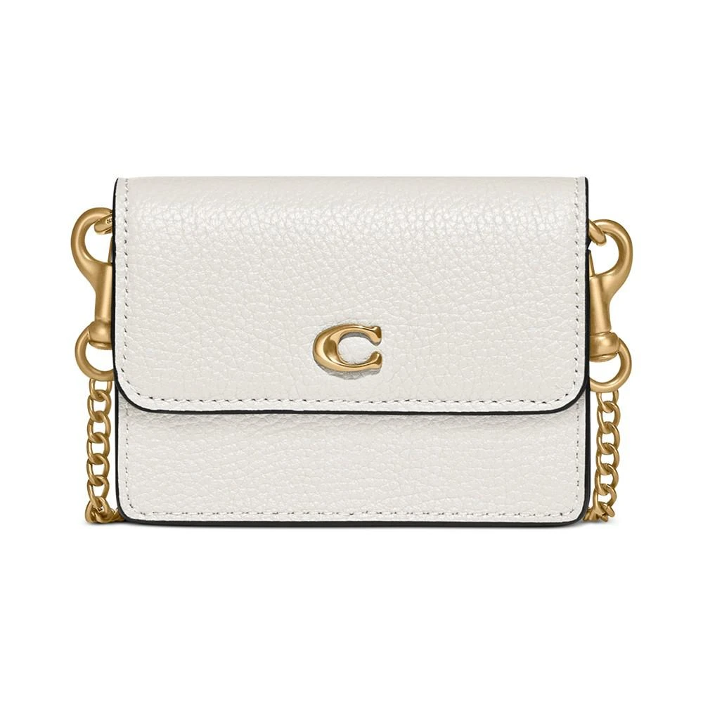 商品Coach|Half Flap Leather Card Case,价格¥714,第1张图片