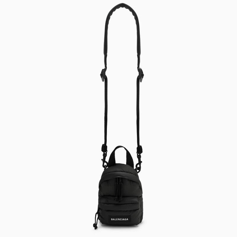 商品Balenciaga|Black nylon messenger bag,价格¥5198,第1张图片