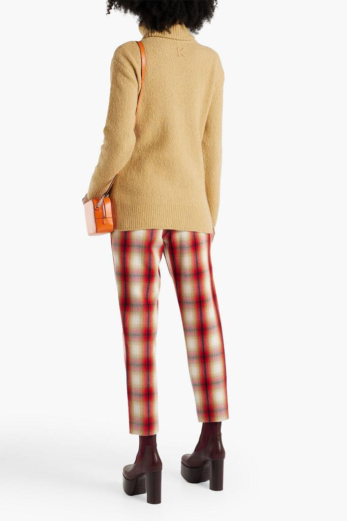 商品Kenzo|Brushed bouclé-knit wool-blend turtleneck sweater,价格¥1557,第5张图片详细描述