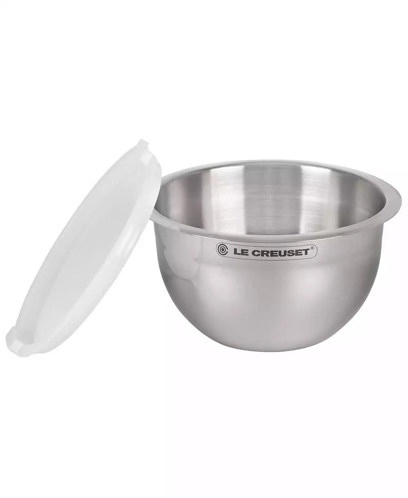 商品Le Creuset|Set of 3 Stainless Steel Mixing Bowls with Lids,价格¥943,第4张图片详细描述
