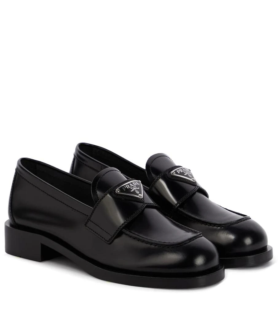 商品Prada|Leather loafers,价格¥6965,第1张图片