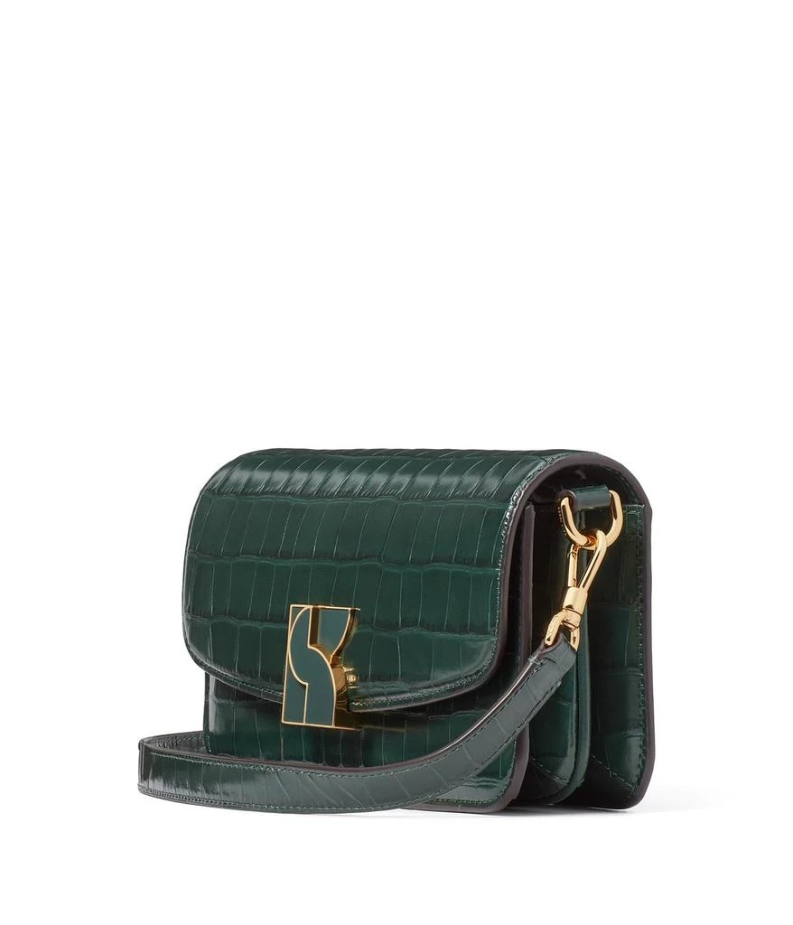 商品Kate Spade|Dakota Croc Embossed Leather Small Crossbody,价格¥1540,第2张图片详细描述