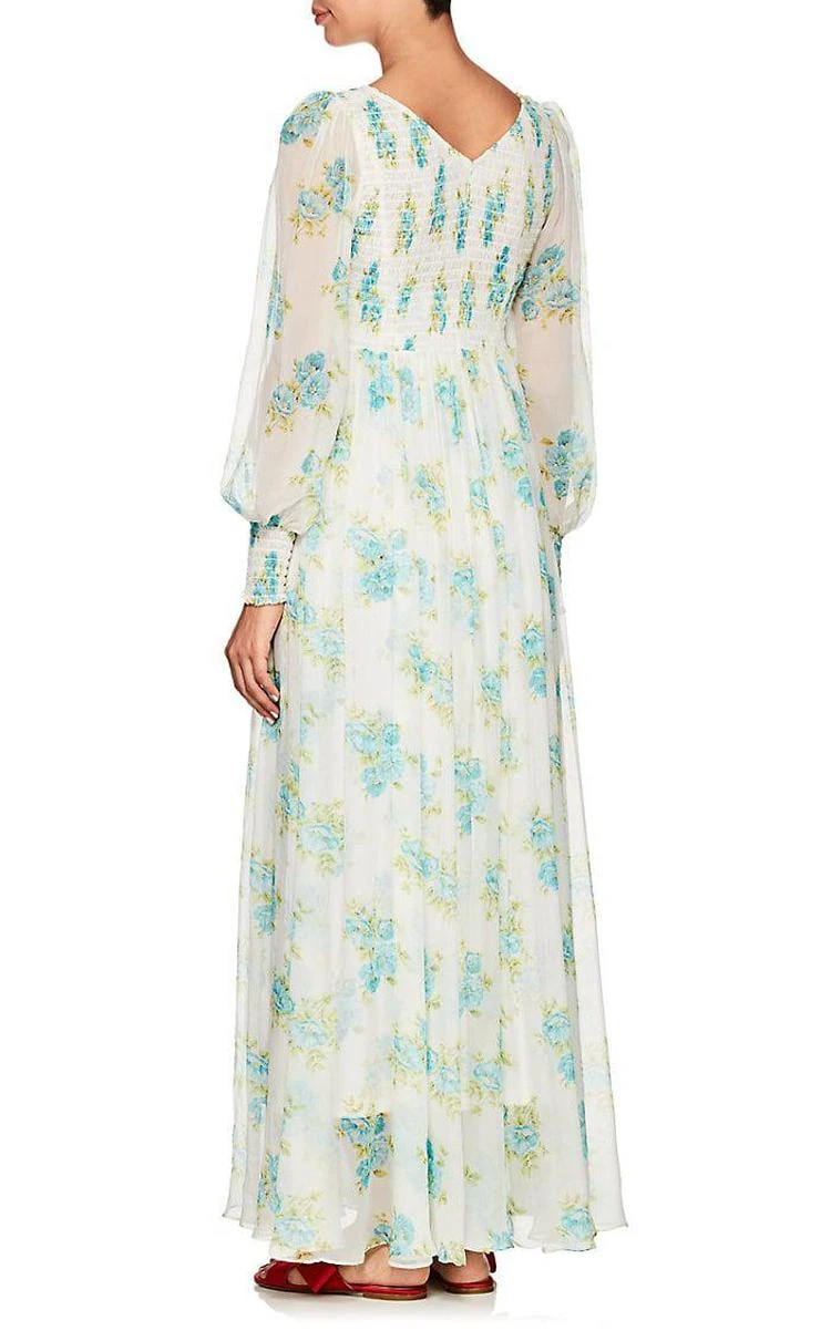 商品Zimmermann|Whitewave Floral Silk Maxi Dress,价格¥6245,第4张图片详细描述