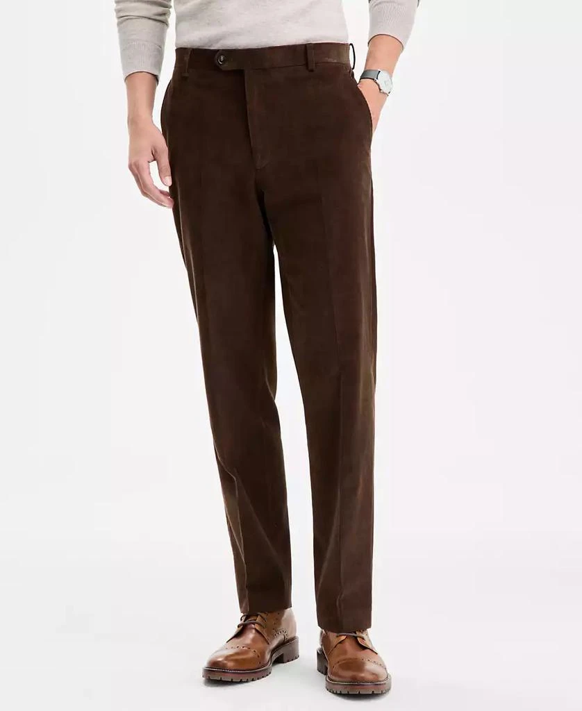 商品Tommy Hilfiger|Men's Modern-Fit Solid Corduroy Pants,价格¥333,第3张图片详细描述