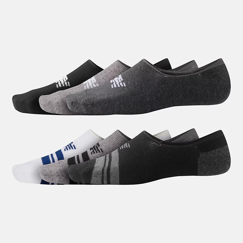 商品New Balance|Ultra Low No Show Socks 6 Pack,价格¥118,第1张图片