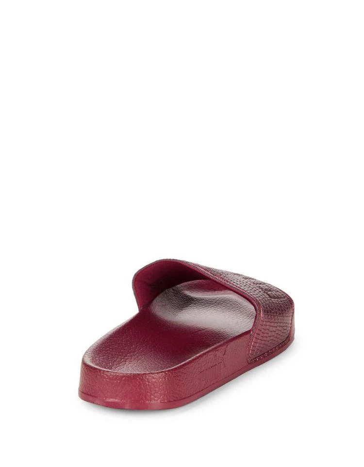 商品Puma|Leadcat Logo Leather Slides,价格¥61,第3张图片详细描述