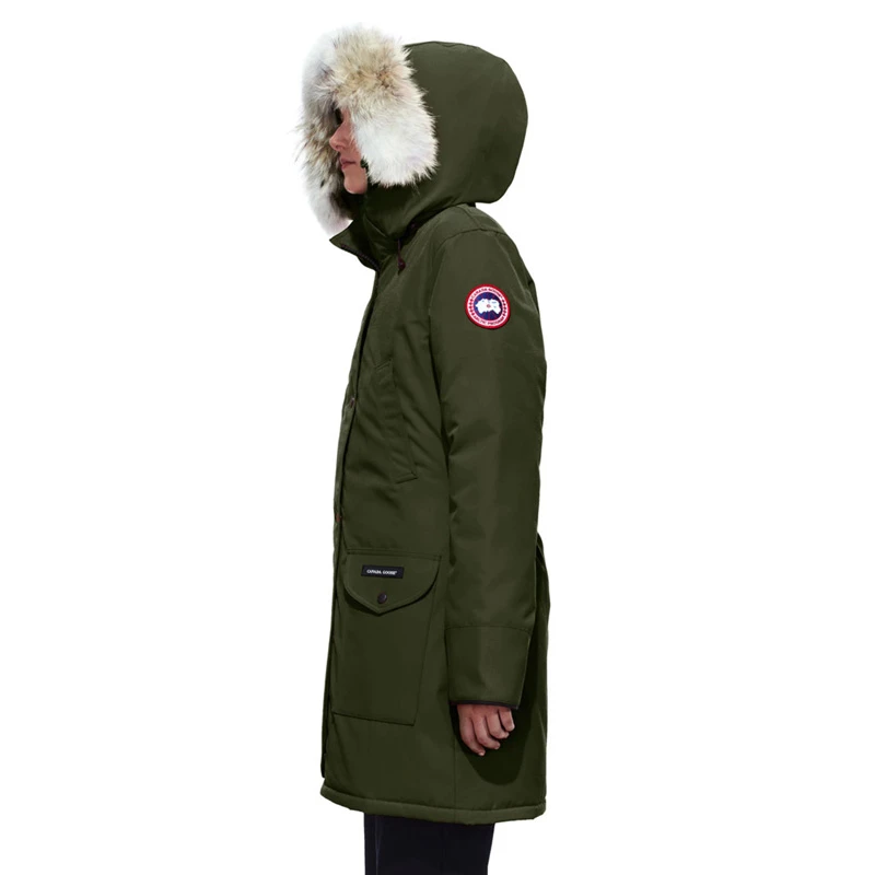 Canada Goose 加拿大鹅 trillium羽绒服女士中长款 6660L-military-green 商品