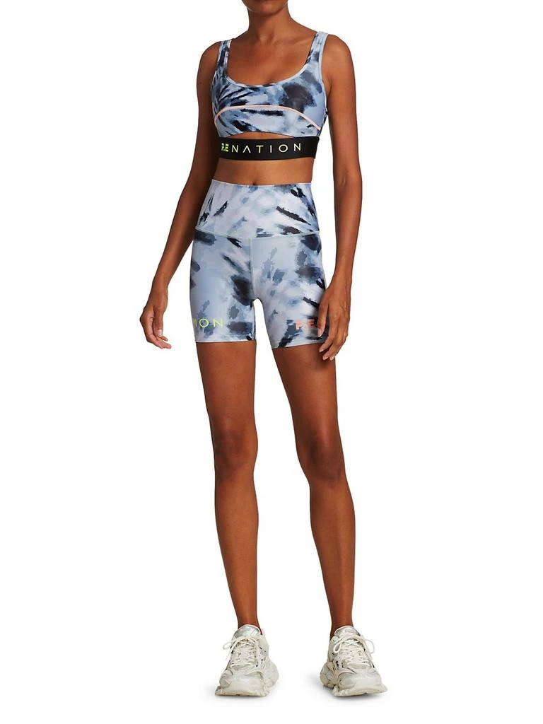商品P.E Nation|Top Spin Print Bike Shorts,价格¥275,第2张图片详细描述