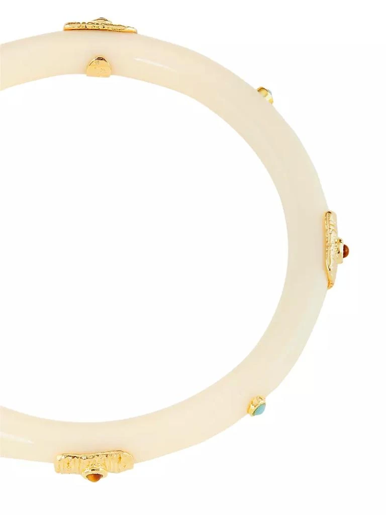 商品GAS Bijoux|Caftan Meknes 24K Gold-Plate, Tiger's Eye, Amazonite & Acetate Bracelet,价格¥1201,第4张图片详细描述