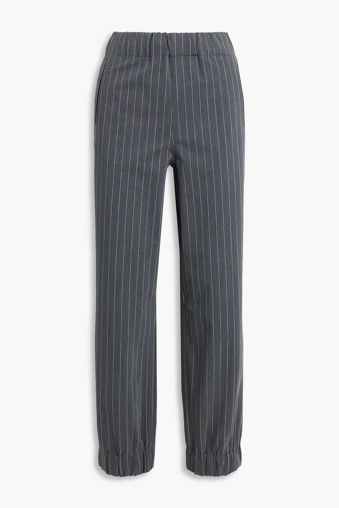 Pinstriped twill tapered pants商品第3张图片规格展示