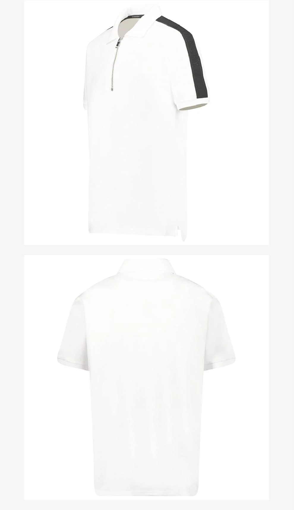 商品Givenchy|大童款 白色珠地布缝线 Polo 衫【香港仓极速发货】,价格¥1646,第4张图片详细描述