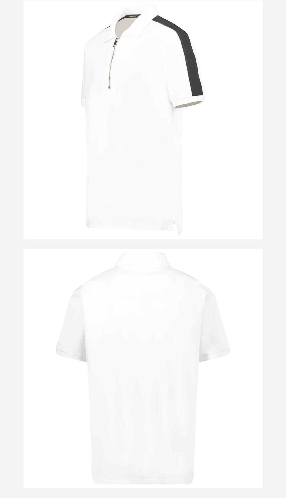 商品Givenchy|大童款 白色珠地布缝线 Polo 衫【香港仓极速发货】,价格¥1620,第6张图片详细描述
