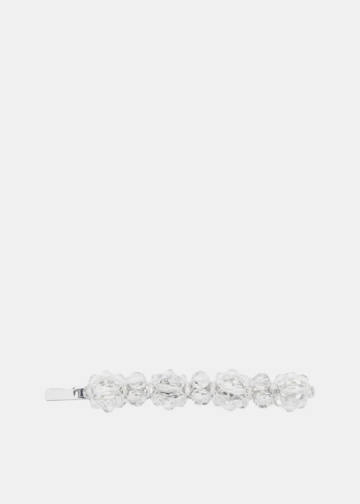 商品Simone Rocha|Simone Rocha Medium Silver Flower Hair Clip,价格¥703,第1张图片